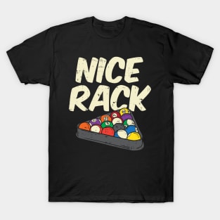 Billards: Nice Rack T-Shirt